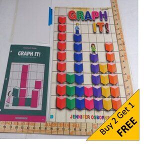 Graph It BIG BOOK (almost 2 feet tall) with teacher pages  CLASSROOM SIZE